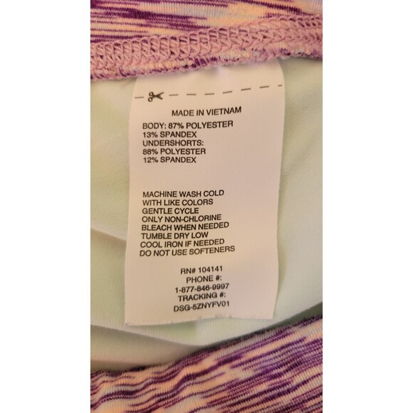 Girl's DSG Purple Heathered Skort - Picture 3 of 3